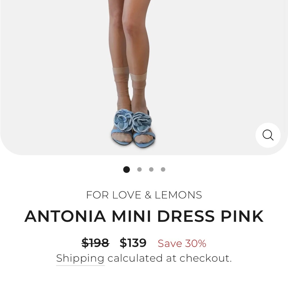 For Love & Lemons Antonia Mini Dress - Picture 8 of 10